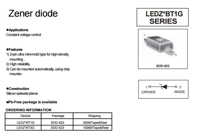 通用ESD保護(hù)二極管 STD ESD Diodes